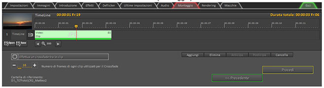 TLTools e la timeline di montaggio video