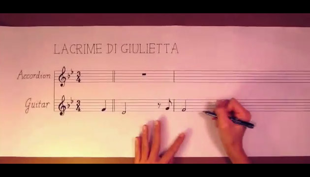 Creatività è dipingere con la musica