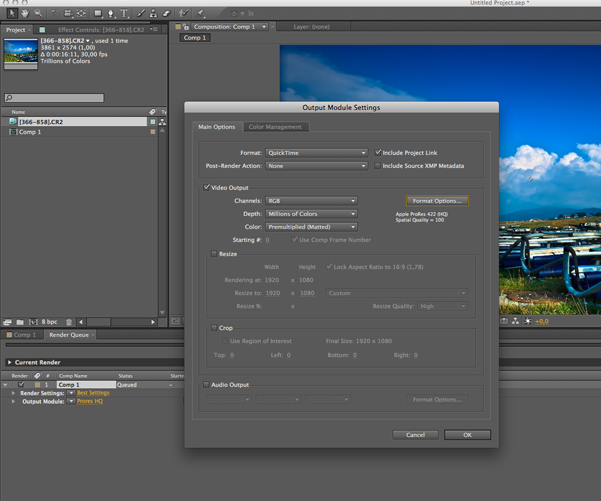 Tutorial - Come realizzare un timelapse con After Effects
