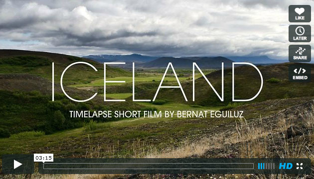 Il meglio di un mese in Islanda, in video