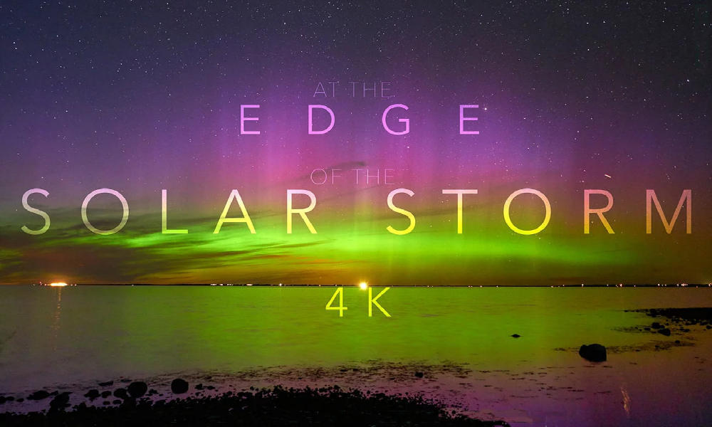 L'Aurora Boreale che si riflette nell'acqua è qualcosa di magico, in 4K