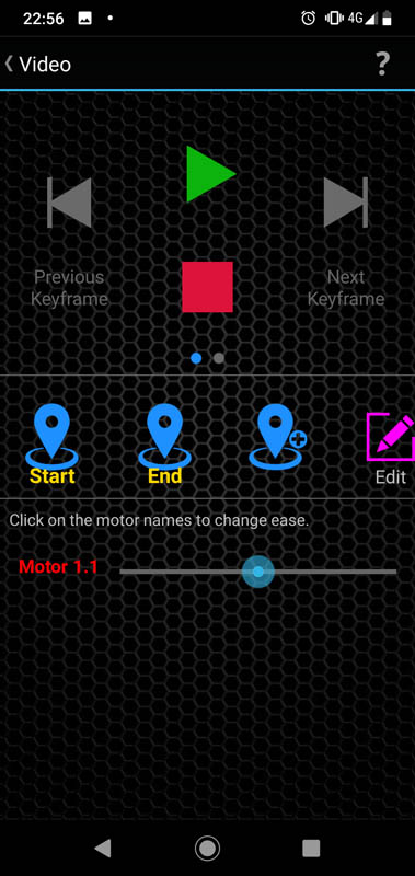 Schermata per Avvio Sequenza